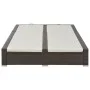 Tumbona doble ratán sintético marrón de vidaXL, Camas para exteriores - Ref: Foro24-44751, Precio: 291,05 €, Descuento: %