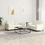 Juego de sofás con cojines 2 piezas terciopelo crema de , Sofás - Ref: Foro24-3202002, Precio: 513,86 €, Descuento: %