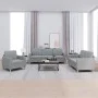 Sofagarnitur mit 3-teiligen Kissen, helles graues Gewebe. von , Sofas - Ref: Foro24-3202054, Preis: 591,21 €, Rabatt: %