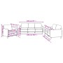 Juego de sofás con cojines 3 piezas tela gris claro de , Sofás - Ref: Foro24-3202054, Precio: 667,97 €, Descuento: %