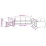 Sofagarnitur mit 3-teiligen Kissen, helles graues Gewebe. von , Sofas - Ref: Foro24-3202054, Preis: 591,21 €, Rabatt: %