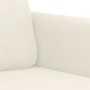 Juego de sofás con cojines 2 piezas terciopelo crema de , Sofás - Ref: Foro24-3202042, Precio: 586,03 €, Descuento: %