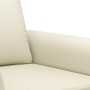 Juego de sofás con cojines 2 piezas cuero sintético crema de , Sofás - Ref: Foro24-3202151, Precio: 444,61 €, Descuento: %