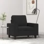 Sillón de tela negro 60 cm de , Sofás - Ref: Foro24-359379, Precio: 210,98 €, Descuento: %