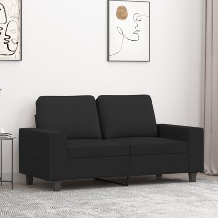 Sofá de 2 plazas de tela negro 120 cm de , Sofás - Ref: Foro24-359387, Precio: 240,15 €, Descuento: %