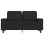 Zweiplätziges schwarzes Stoffsofa, 120 cm. von , Sofas - Ref: Foro24-359387, Preis: 228,05 €, Rabatt: %