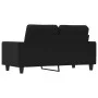 Zweiplätziges schwarzes Stoffsofa, 120 cm. von , Sofas - Ref: Foro24-359387, Preis: 228,05 €, Rabatt: %