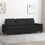 Dreisitzer-Sofa aus schwarzem Stoff, 180 cm. von , Sofas - Ref: Foro24-359403, Preis: 280,24 €, Rabatt: %