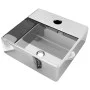 Washbasin with tap hole 38x30x11.5 cm ceramic silver by vidaXL, Sinks - Ref: Foro24-143487, Price: 53,62 €, Discount: %