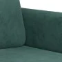 Sofá de 2 plazas de terciopelo verde oscuro 120 cm de , Sofás - Ref: Foro24-359434, Precio: 257,45 €, Descuento: %