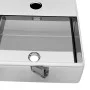 Washbasin with tap hole 38x30x11.5 cm ceramic silver by vidaXL, Sinks - Ref: Foro24-143487, Price: 53,62 €, Discount: %