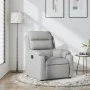 Sillón reclinable de tela gris claro de , Sillones - Ref: Foro24-373462, Precio: 247,34 €, Descuento: %