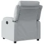 Sillón reclinable de tela gris claro de , Sillones - Ref: Foro24-373462, Precio: 247,34 €, Descuento: %