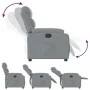 Sillón reclinable de tela gris claro de , Sillones - Ref: Foro24-373462, Precio: 247,34 €, Descuento: %