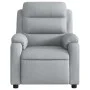 Sillón reclinable de tela gris claro de , Sillones - Ref: Foro24-373462, Precio: 247,34 €, Descuento: %