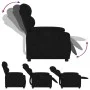 Sillón reclinable de terciopelo negro by , Armchairs - Ref: Foro24-373506, Price: 193,76 €, Discount: %