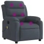 Sillón de masaje reclinable de terciopelo gris oscuro de , Sillones - Ref: Foro24-373512, Precio: 243,44 €, Descuento: %