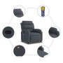 Sillón de masaje reclinable de terciopelo gris oscuro de , Sillones - Ref: Foro24-373512, Precio: 252,78 €, Descuento: %
