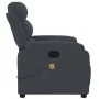 Sillón de masaje reclinable de terciopelo gris oscuro de , Sillones - Ref: Foro24-373512, Precio: 243,44 €, Descuento: %