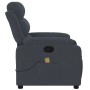 Sillón de masaje reclinable de terciopelo gris oscuro de , Sillones - Ref: Foro24-373512, Precio: 252,78 €, Descuento: %