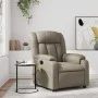 Sillón de masaje reclinable cuero sintético color capuchino de , Sillones - Ref: Foro24-373573, Precio: 226,94 €, Descuento: %
