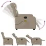 Massage-Sessel, verstellbar, aus Kunstleder in Capuccino-Farbe. von , Sessel - Ref: Foro24-373573, Preis: 226,94 €, Rabatt: %