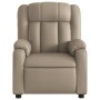 Sillón de masaje reclinable cuero sintético color capuchino de , Sillones - Ref: Foro24-373573, Precio: 230,02 €, Descuento: %