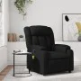 Sillón de masaje reclinable cuero sintético negro de , Sillones - Ref: Foro24-373567, Precio: 224,01 €, Descuento: %
