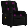Sillón de masaje reclinable cuero sintético negro de , Sillones - Ref: Foro24-373567, Precio: 224,01 €, Descuento: %