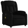 Sillón de masaje reclinable cuero sintético negro de , Sillones - Ref: Foro24-373567, Precio: 224,01 €, Descuento: %