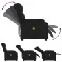 Sillón de masaje reclinable cuero sintético negro de , Sillones - Ref: Foro24-373567, Precio: 224,01 €, Descuento: %