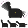 Sillón de masaje reclinable cuero sintético negro de , Sillones - Ref: Foro24-373567, Precio: 224,21 €, Descuento: %