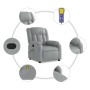 Sillón reclinable de masaje de tela gris claro de , Sillones - Ref: Foro24-373586, Precio: 223,43 €, Descuento: %