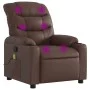 Sillón de masaje reclinable cuero sintético marrón de , Sillones - Ref: Foro24-374142, Precio: 252,42 €, Descuento: %