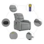 Sillón reclinable de masaje de tela gris claro de , Sillones - Ref: Foro24-374156, Precio: 265,53 €, Descuento: %