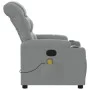 Sillón reclinable de masaje de tela gris claro de , Sillones - Ref: Foro24-374156, Precio: 265,53 €, Descuento: %