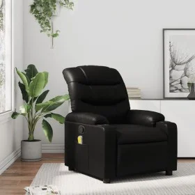Massage-Sessel, verstellbar, aus schwarzem Kunstleder. von , Sessel - Ref: Foro24-374140, Preis: 200,74 €, Rabatt: %