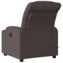 Sillón de masaje reclinable de tela marrón oscuro de , Sillones - Ref: Foro24-374161, Precio: 270,16 €, Descuento: %