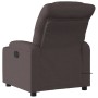 Sillón de masaje reclinable de tela marrón oscuro de , Sillones - Ref: Foro24-374161, Precio: 275,29 €, Descuento: %
