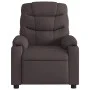 Sillón de masaje reclinable de tela marrón oscuro de , Sillones - Ref: Foro24-374161, Precio: 270,16 €, Descuento: %
