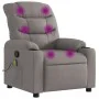 Sillón de masaje reclinable de tela gris taupé de , Sillones - Ref: Foro24-374163, Precio: 245,62 €, Descuento: %