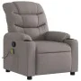 Sillón de masaje reclinable de tela gris taupé de , Sillones - Ref: Foro24-374163, Precio: 245,62 €, Descuento: %