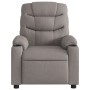 Sillón de masaje reclinable de tela gris taupé de , Sillones - Ref: Foro24-374163, Precio: 249,67 €, Descuento: %