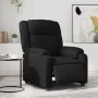 Sillón reclinable eléctrico de cuero sintético negro de , Sillones - Ref: Foro24-3205136, Precio: 281,64 €, Descuento: %
