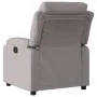 Sillón reclinable eléctrico tela gris taupé de , Sillones - Ref: Foro24-3204964, Precio: 283,95 €, Descuento: %