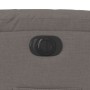 Sillón reclinable eléctrico tela gris taupé de , Sillones - Ref: Foro24-3204964, Precio: 242,98 €, Descuento: %