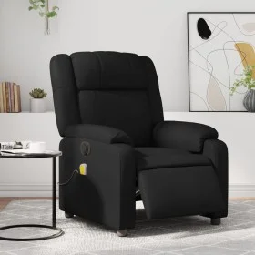 Sillón de masaje reclinable eléctrico cuero sintético negro de , Sillones - Ref: Foro24-3205143, Precio: 271,71 €, Descuento: %