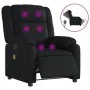 Sillón de masaje reclinable eléctrico cuero sintético negro by , Armchairs - Ref: Foro24-3205143, Price: 271,71 €, Discount: %