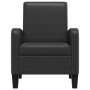 Sillón de cuero sintético negro en Sillones | Comprar online en Foru.es