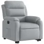 Sillón eléctrico reclinable elevable de tela gris claro by , Armchairs - Ref: Foro24-3205004, Price: 378,55 €, Discount: %